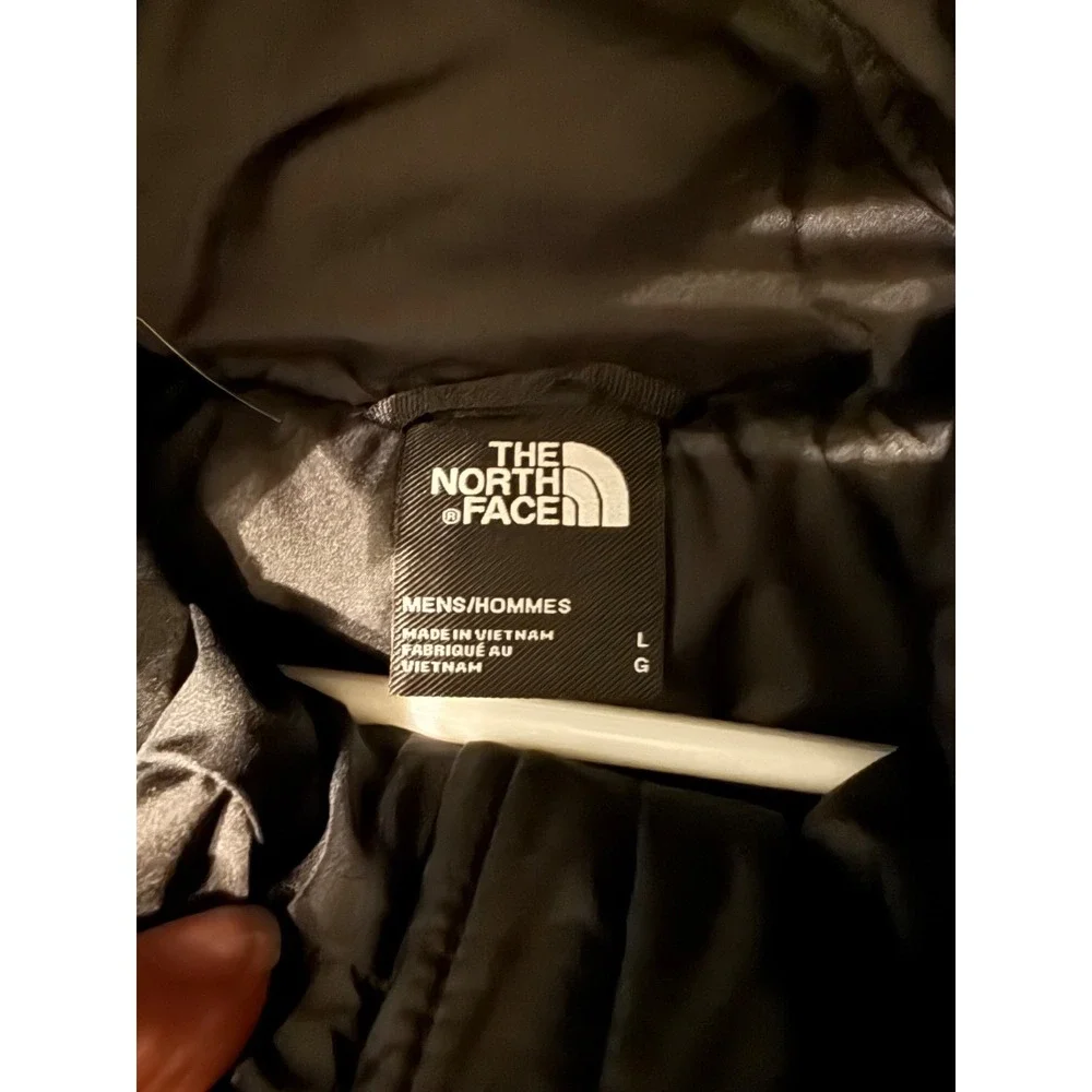 The North Face Mens Baltic 600 Fill Down Puffer Hooded Jacket Black size L